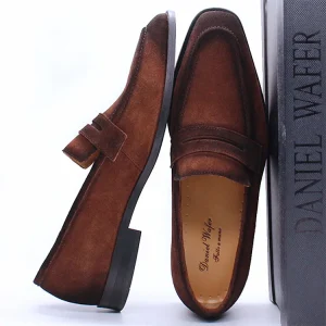Men’s Loafers Suede Leather Slip On Brown Black Penny Loafers Summer Dress Shoes Wedding Office Casual Shoes