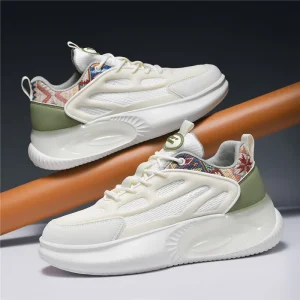 Men’s Low Cut Soft Sole Cushioning Sports Lightweight and Comfortable Mesh Breathable Casual Trend Versatile Running Shoes