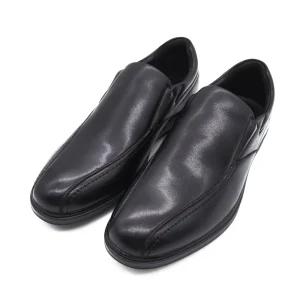 Men’s Low-Top Breathable Leather Lace-Up Lightweight Loafers Fashionable Business Anti-Slip Casual Office Shoes