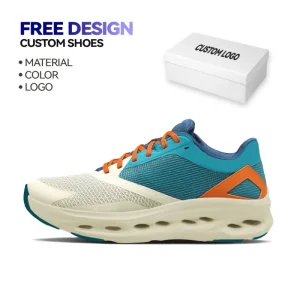 Men’s Low Top Summer Breathable Lightweight Road Jogging Sneakers Air Mesh Sports Shoes with Stretch Fabric for Autumn