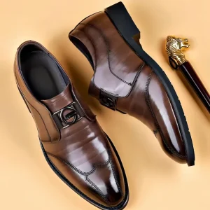 Men’s Luxury Custom Italian Leather Dress Shoes & Oxfords Formal Office & Wedding Party Breathable Business Design