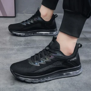 Men’s Mesh Full Air-cushion Running Sneakers Casual Lightweight Student Shoes