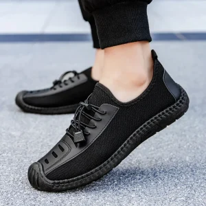 Men’s Mesh Sports Walking Casual Bean Shoes Comfortable Breathable