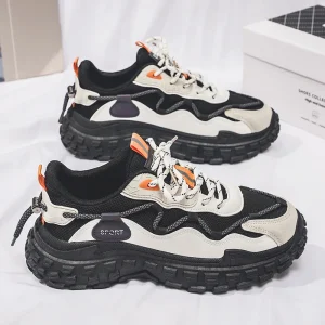 Men’s New Fashion Sports Shoes Breathable Trendy Skateboarding Casual Shoes Popular Men’s Lightweight Running Shoes