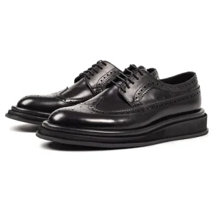 Men’s New Style Derby Shoes First Layer Leather Comfortable Durable Lace-up Dress Anti-Slippery Breathable Free Sample