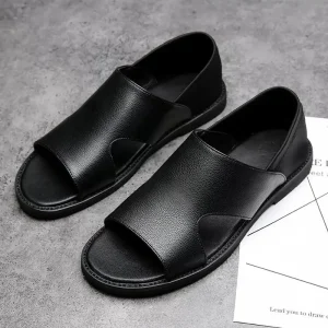 Men’s New Summer Sandals Men’s Flat Lightweight Slippers Outdoor Fashion Beach Shoes