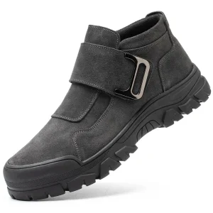 Men’s One-Pedal Steel Toe Work Safety Shoes Anti-Braking & Anti-Piercing for Autumn Summer Winter & Spring Factory Use