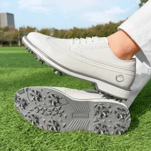 Men’s Outdoor Sneakers High Quality Casual Shoes Slip Resistant Golf Shoes for Golf Comfortable and Durable Men’s Shoes