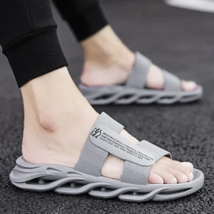 Men’s Outdoor Summer Slippers Non-slip Sandals with Flip Flops Design for Winter Wear