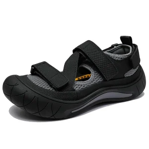 Men’s Outdoor Summer Sports Hiking Shoes Anti Slip and Wear Resistant with Oversized Toes for Fitness Walking
