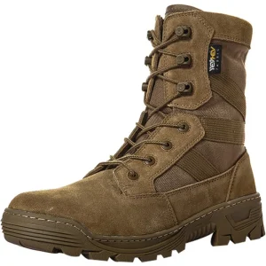 Men’s Outdoor Tactical Boots High-Top Desert Boots with Non-Slip Wear-Resistant Features for All Four Seasons