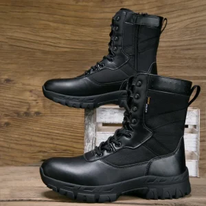 Men’s Outdoor Wilderness Training Climbing Drill Lightweight Waterproof Desert Boots