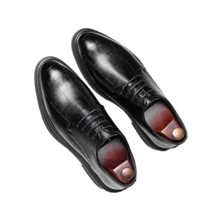 Mens Oxford Dress Shoes Luxury Stylish Handmade Genuine Leather Dress Shoes Office Career Patchwork