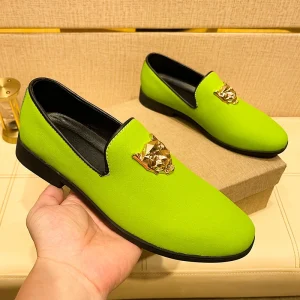 Men’s PU Oxford Style Dress Shoes Casual Business Wedding Parties Height Increasing Men’s Leather Loafers