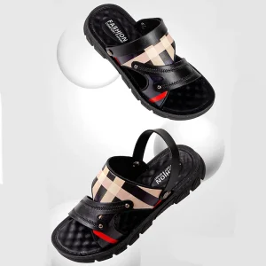 Men’s PVC Comfort Casual Shoes Summer Beach Slides Casual Sandals