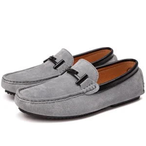 Men’s Penny Loafers Driving Moccasins Slip Lightweight Comfortable Breathable Anti Slippery Casual Driving Shoes Boat Summer