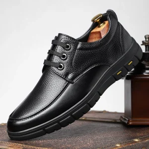 Men’s Plus-size Fashionable Casual Comfortable Business Formal Leather Shoes