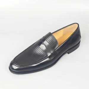 Men’s Pointed Toe Leather Summer Casual Slip-on Loafers Breathable Waterproof Fashionable Handsome Comfortable