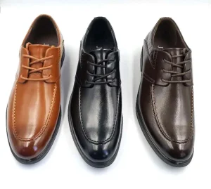Men’s Premium Leather Lightweight Waterproof Recyclable Wedding Shoes with Closed Toe & Toe Box for Spring Summer Autumn Winter