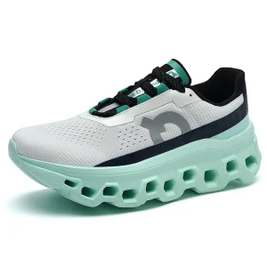 Men’s Road Running Jogger Jogging Sneakers Minimal Shoes Stretch Fabric Air Mesh Athletic Low Top Summer Breathable