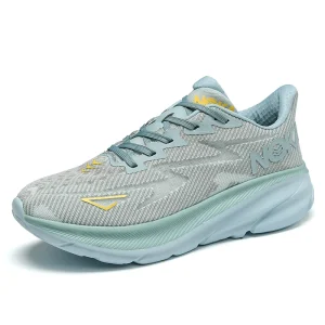 Men’s Road Running Minimal Shoes Jogger Jogging Sneakers Fabric Mesh Athletic Low-top Lace up Light-weight Summer Sport Spring