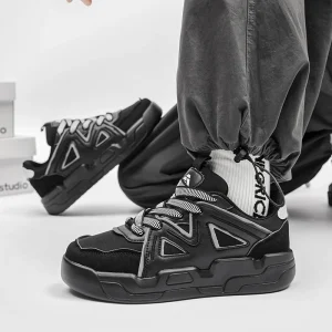 Men’s Running Shoes Comfortable Thick Sole Leisure Sports Running Shoes Men’s Sports Shoes