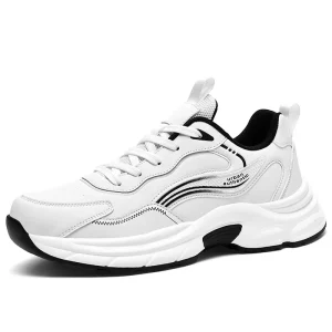 Men’s Running Shoes Lightweight Casual Fashionable Fitness Sports Walking Breathable Anti-slip Casual Shoes