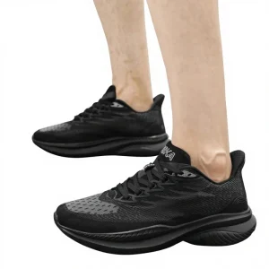Men’s Running Shoes Spring summer Low top Mesh Fabric Lightweight Cushioned Breathable Trendy Casual Sports Shoes EVA Outsole