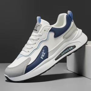 Men’s Running Sneakers Are Comfortable and Non slip Soft Soled Light and Breathable Lace up Men’s Casual Shoes