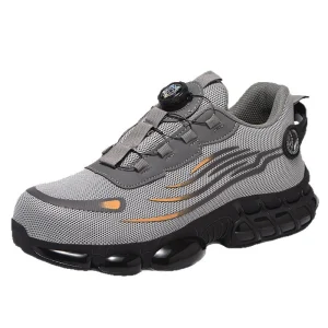Men’s Safety Shoes Anti-Impact Anti-Puncture Tech Buckle Construction Site Factory Use Winter Work Shoes