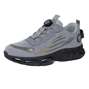 Men’s Safety Shoes Anti-Piercing Anti-Smashing Knob Breathable Electrical Insulated Labor Protection Work Shoes