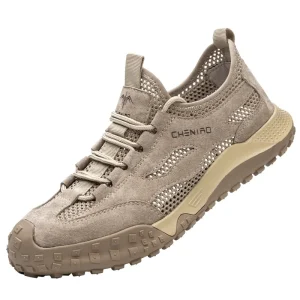Men’s Safety Shoes Anti Smash Anti Puncture Steel Toe New Model Cross Border Insulated Breathable Low Top Work Shoes