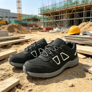 Men’s Safety Shoes Steel Toe Anti Impact Puncture Resistant Durable Footwear for Construction Industrial Working