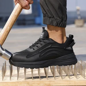 Men’s Safety Shoes Steel Toe Summer Winter Autumn for Smashing and Stabbing Protection