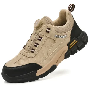 Men’s Safety Shoes with Anti shatter and Anti penetration Features Durable and Comfortable Work Shoes
