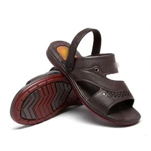 Men’s Sandals Comfortable Beach Shoes Non Thick Sole Wear Resistant Dual-Purpose Cool Slippers