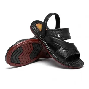 Men’s Sandals Comfortable Beach Shoes Thick Sole Wear-Resistant Dual-Purpose Cool Slippers