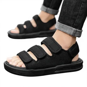Men’s Sandals Cross Border All Match Beach Shoes Summer Ready Stock Casual Thick Soled Trendy Breathable