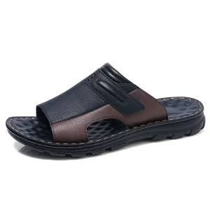 Men’s Sandals Non Slip Men’s Outdoor Casual Slippers Beach Shoes