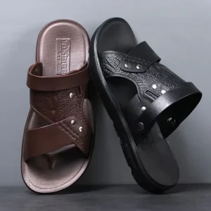 Men’s Sandals PVC Open Toe Beach Sandals Outdoor Summer Sport Shoes