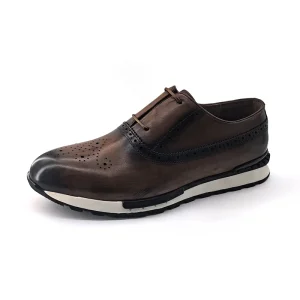 Men’s Shoe Luxury Genuine Leather Casual Driving Platform Flats Shoe Men Loafers Italian Style Loafers Shoes for Men