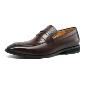 Men’s Shoes Autumn Flat Light Mens Loafers Soft Soled Shoes Genuine Leather Shoes