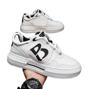 Men’s Shoes Breathable New Korean style Trendy All match Sports Casual Board Shoes Student Thick soled Elevated Cotton