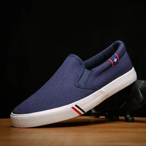 Men’s Shoes Canvas Shoes One Foot Lazy Shoes Korean Version Trendy Student Versatile Casual Shoes