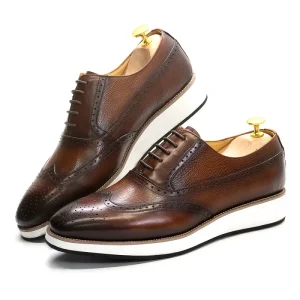 Men’s Shoes Dress Casual Spring Lace up Sports China Factory Shoe