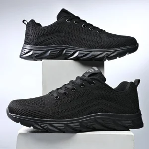 Men’s Shoes Extra Large Size 45 46 Light Soft Sole Running Shoes Woven Breathable Comfortable Versatile