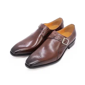 Men’s Shoes Genuine Leather Casual Business Dress Shoes Men for Wedding Party Office Fashion Shoes