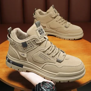 Men’s Shoes High Top Autumn Non Slip Outdoor Casual Shoes