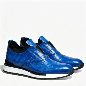 Men’s Shoes Leather High-end Casual Plaid All-match Breathable Wear-resistant Business Sports Retro British Trend