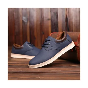 Men’s Shoes PU Waterproof and Anti Slip Large Toe Leather for Men’s Work Casual New Trendy Shoes for Men’s